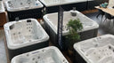 Ausstellungsmodelle Outdoor Whirlpool im Showroom
