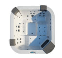 Jacuzzi Santorini Pro Whirlpool in der Draufsicht