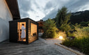 Gartensauna im Outdoor-Bereich