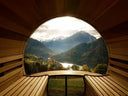 Gartensauna mit Ausblick Panorama