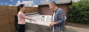 Outdoor Whirlpool Beratung am Produkt