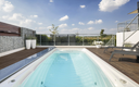 Swim Spa auf Dachterrasse mit Ausblick