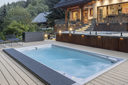 Swim Spa im Boden eingelassen