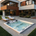 vivo spa AUREA Design im Boden eingelassen