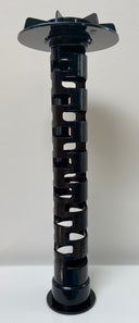 Schwarzer vivo spa Filteradapter für L-Filter, montiert