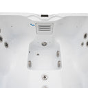 Innenraum des VIVO SPA AUREA 4 mit Massagedüsen im Fußbereich und seitlicher Abdeckung