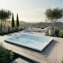 vivo spa Outdoor Whirlpool im Boden eingelassen