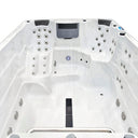 Massagebereich des VIVO SPA WaterFit 1 mit zwei Liegeplätzen, Kopfstützen und zahlreichen Düsen