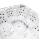 Massagebereich des VIVO SPA WaterFit 2 mit mehreren geformten Plätzen und zahlreichen Düsen
