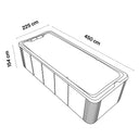 Maßzeichnung des VIVO SPA WaterFit 4S mit 450 cm Länge, 225 cm Breite und 154 cm Höhe