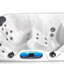 Bedienfeld und Massagedüsen des VIVO SPA WELUXIA 501 Whirlpools, Detailansicht