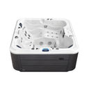 VIVO SPA WELUXIA 502 N Whirlpool mit dunkler Holzoptik-Verkleidung, Frontansicht