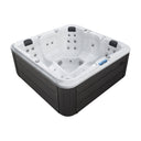 VIVO SPA WELUXIA 513 N Whirlpool mit dunkler Holzoptik-Verkleidung, Seitenansicht