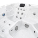 Sitzplatz mit Kopfstütze und sieben Massagedüsen im VIVO SPA WELUXIA 514 N Whirlpool