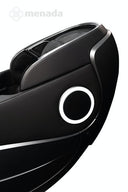 Seitliches Design des schwarzen menada Deep REVIVE 3D mit rundem Zierelement