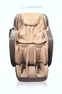 menada Velvet DIVE 2D in Braun und Beige, frontale Ansicht