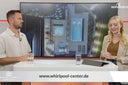 Moderator und Moderatorin sprechen im sonnenklar.TV-Studio über Whirlpools