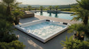 Whirlpool Outdoor im Garten fachgerecht montiert vom Whirlpool Center