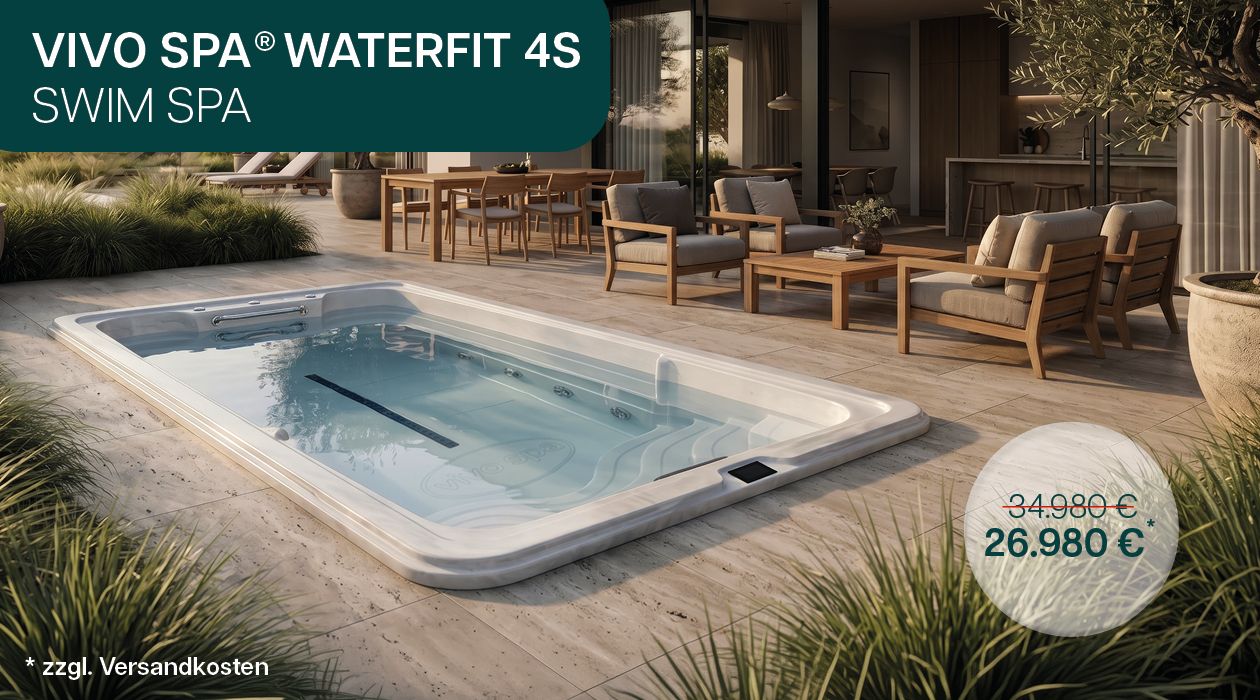 Swim Spa vivo spa WaterFit 4S Aktion