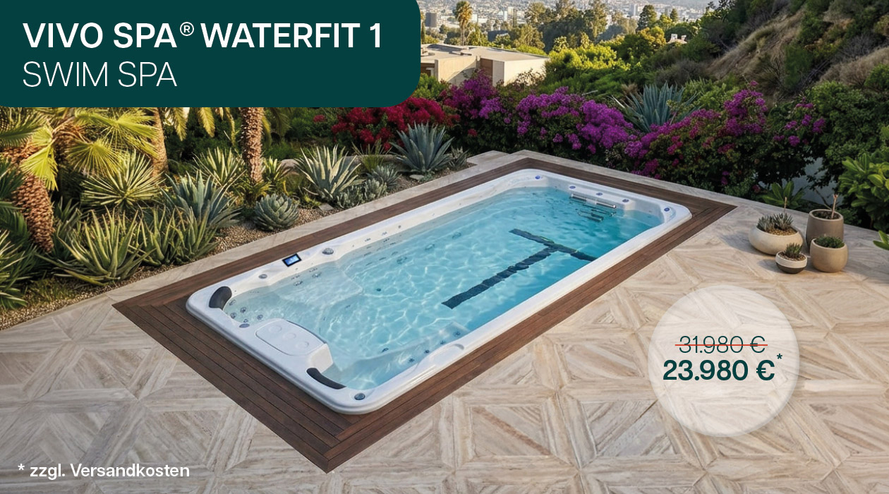 Swim Spa vivo spa WaterFit 1 Aktion