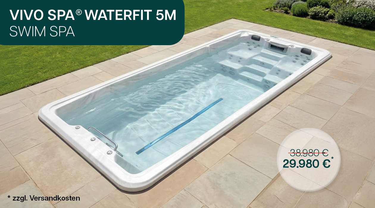 Swim Spa vivo spa WaterFit 5M Aktion