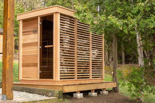 Pure Cube Outdoor Sauna - Aktions-Paket