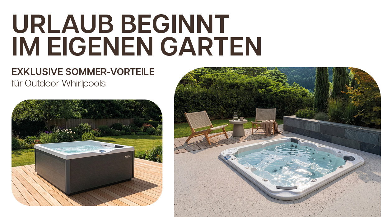 Outdoor Whirlpool Sommer Aktionen