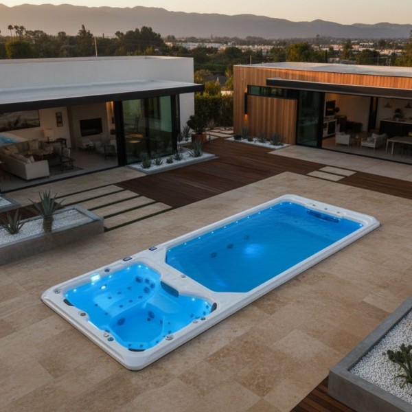 vivo spa® WaterFit 2 N Swim Spa - Aktion