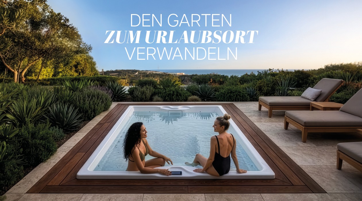 Whirlpool im Garten