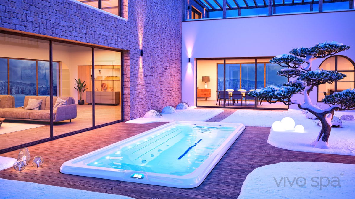vivo spa swim spa winter